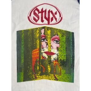 Rare Vintage Styx In Concert Baseball T 1980s/90s, Sm